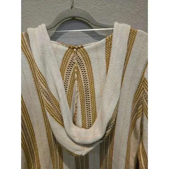 O'NEILL Women's XL Striped V-Neck Pullover Hoodie Multicolor Casual - Picture 9 of 11